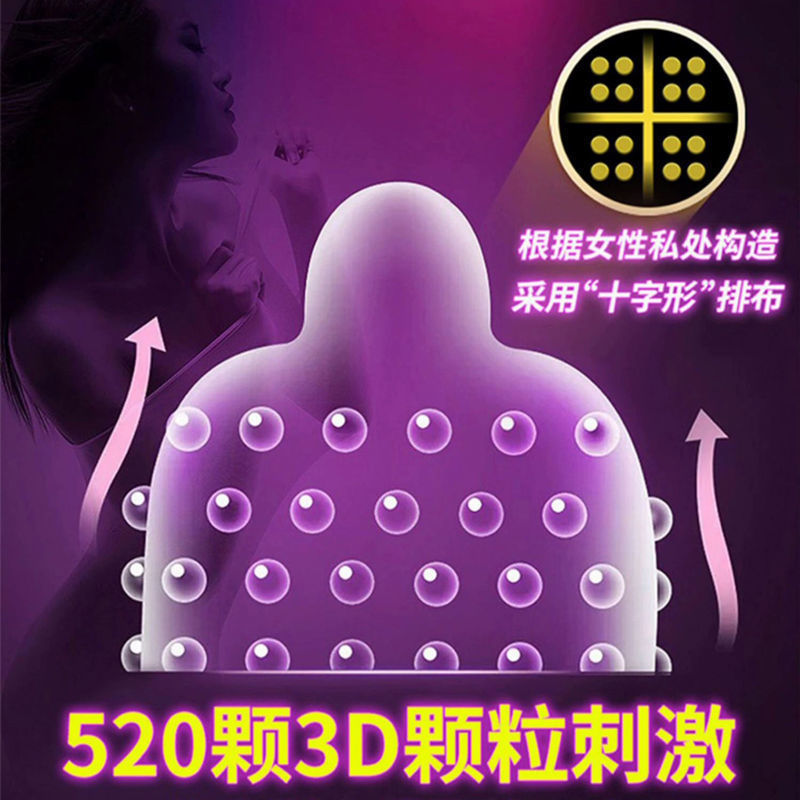 第六感避孕套男用螺纹大颗粒狼牙棒安全套持久女性高潮刺激延时套
