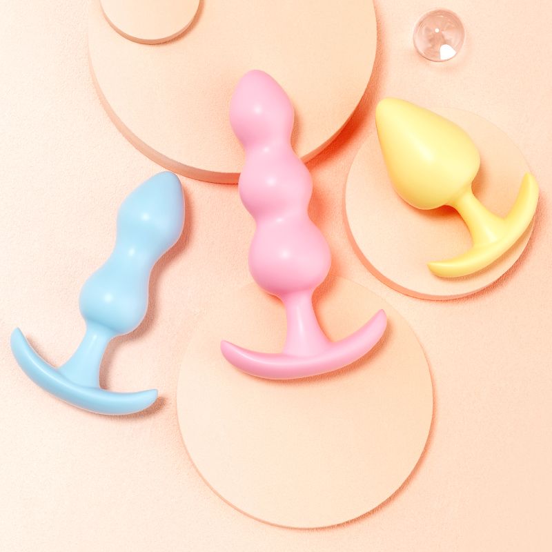sm sexy backyard women's products anal plug pull bead anal bead women go out for a long time to wear anal device toy to expand anus