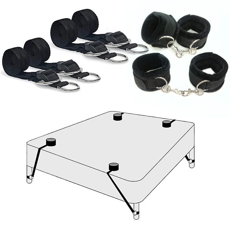 Character Full Set Bed Device Large Adult Fixing Frame SM Binding Restraint Strap Couple Sex Toys_voghion.com