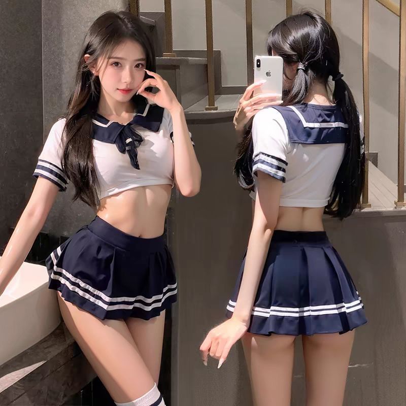图片[2]-情趣内衣性感吊带裙睡裙内裤诱惑开档免脱制服睡衣激情套装女睡衣-资源分享